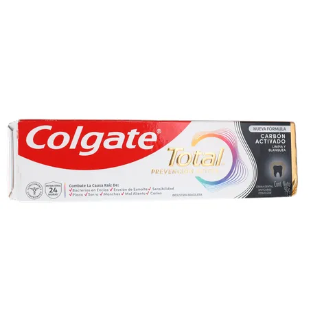 CREME DENTAL COLGATE TOTAL 12 CARVÃO ATIVADO 90G 360-16