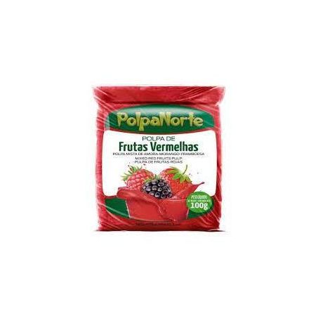 POLPA DE FRUTAS VERMELHAS 100G - POLPA NORTE