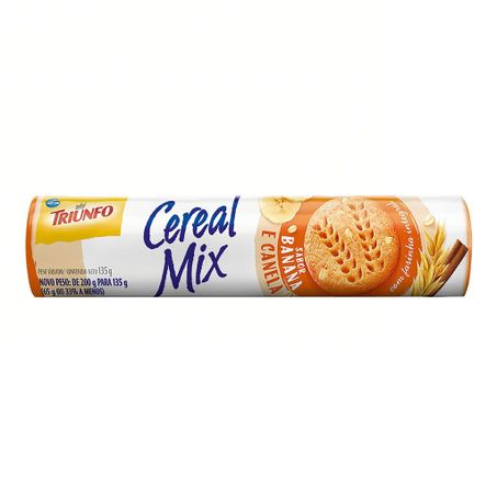 Biscoito Banana e Canela Triunfo Cereal Mix