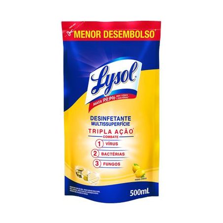 DESINF.LYSOL 500ML SC PODER CITRICO