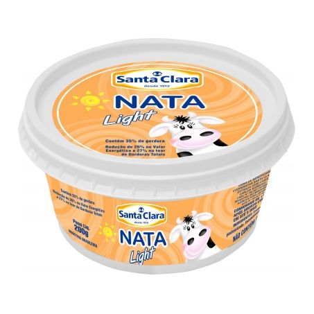 Creme de Leite Nata Santa Clara Light Pote 200G