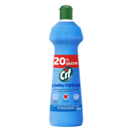 Limpa vidros cif squeeze 20%gt 500ml