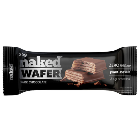 BARRA NAKED WAFER DARK CHOCOLATE 26G