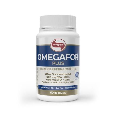 SUPLEMENTO OMEGA 3 VITAFOR OMEGAFOR PLUS 60 CÁPSULAS