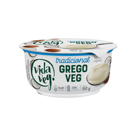 Iogurte gregoveg vida veg 150g sabor tradicional