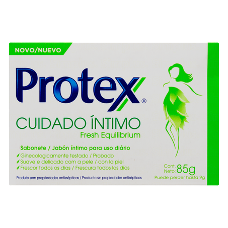Sabonete Íntimo de Uso Diário Protex Fresh Equilibrium Caixa 85gr