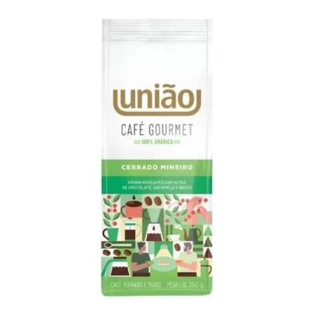 Café Em Pó União Gurmet Cerrado Mineiro 250g