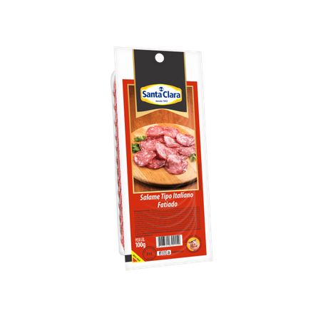 Salame Tipo Italiano Fatiado Santa Clara 100g 360-2