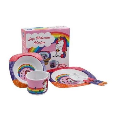 Jogo melamine menina yangzi c/5