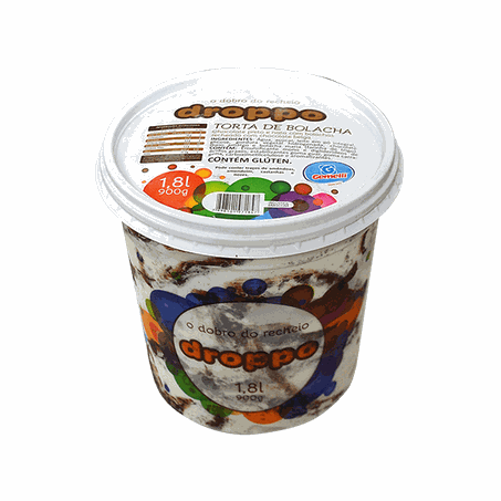 Sorvete gemelli droppo torta de bolacha 1.8l