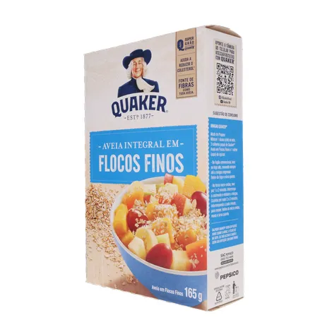 Aveia Quaker Flocos Finos 165G 360-4