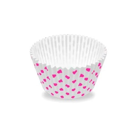 Forma Papel Junco Branca Com Poa Pink Numero 4