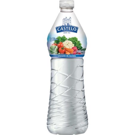 VINAGRE CASTELO 750ML ALCOOL  CX 12.0