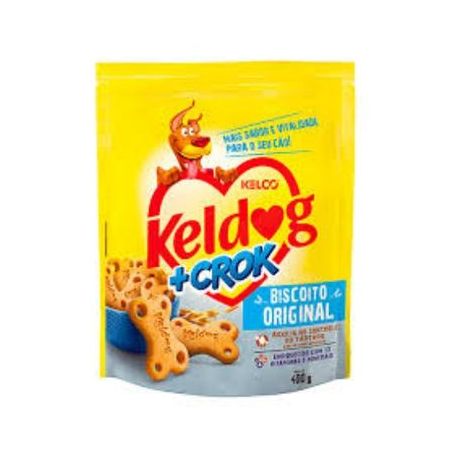 Biscoito Keldogcrock Integral Original 400g