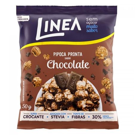 Pipoca pronta chocolate linea 50g