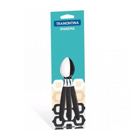 CONJUNTO COLHER TRAMONTINA INOX 3PC IPANEMA
