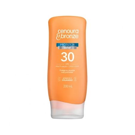 Protetor Solar Cenoura & Bronze FPS 30 Squeeze 200ml