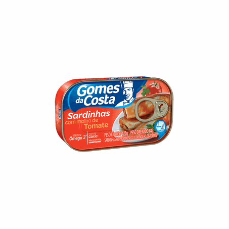 Sardinha gomes da costa tomate 125g