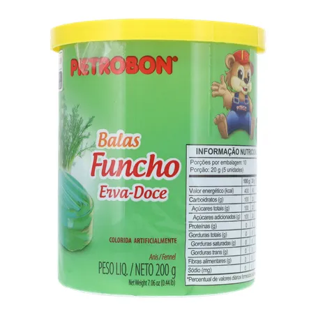 Balas Funcho Erva Doce Pietrobon Pote 200gr 360-17