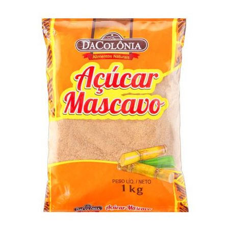Açúcar Mascavo Dacolônia Embalagem 1KG