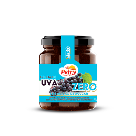 GELEIA PETRY UVA ZERO ACUCAR 250GR