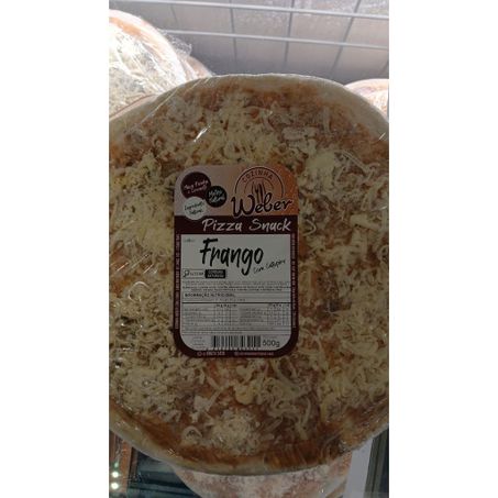 Pizza weber snack frango c/catupiry 500g
