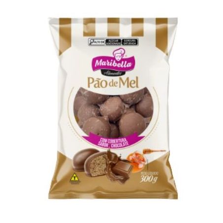 Pão De Mel Maribella Cobertura Chocolate 300GR