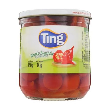 Pimenta biquinho conserva ting vd 90g