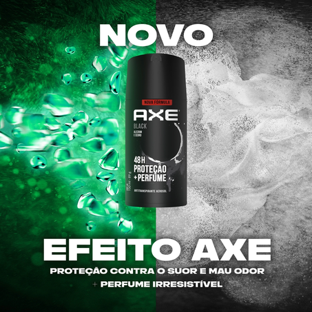 Antitranspirante Aerosol Axe Black 152ml 360-3