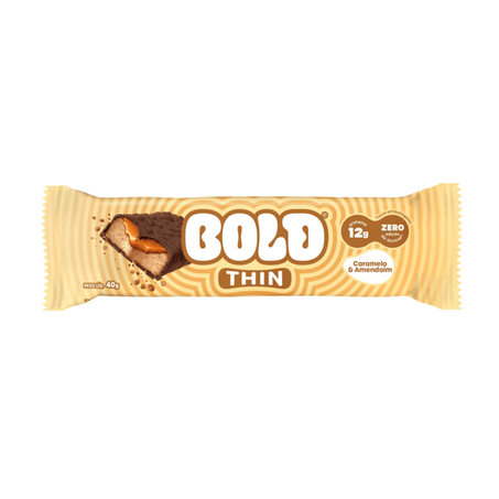 Barra Bold Thin Caramelo Amendoim 40g