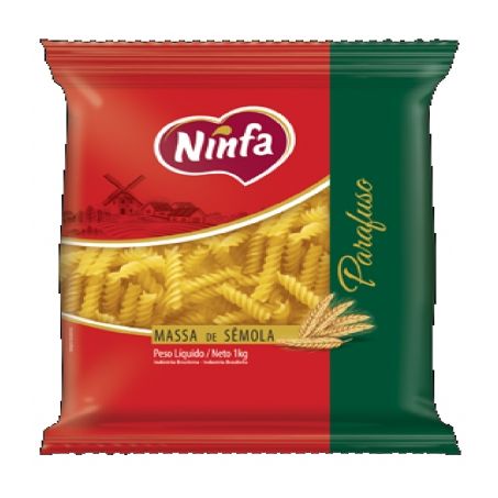 Macarrão Parafuso Ninfa Sêmola Pacote 1KG