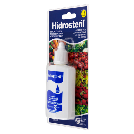 Desinfetante em Gotas para Hortifruti Hidrosteril Blister 50ml 360-2