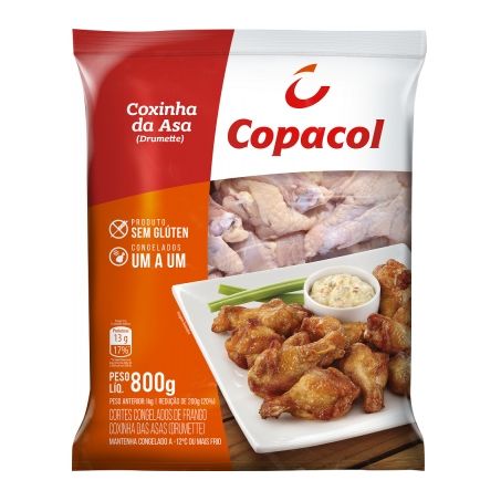 Drumet Iqf Copacol 800g Pacote 