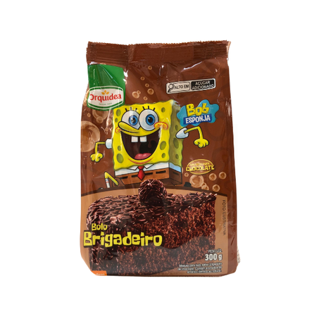 Mistura para bolo orquidea bob esponja brigadeiro 300g