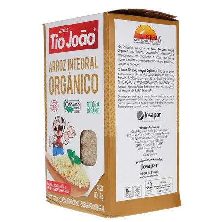 Arroz tio joao integral organico1kg 360-5