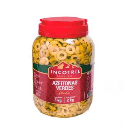AZEITONA INCOTRIL 2KG VERDE FATIADA