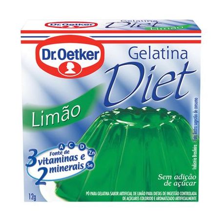 Gelatina Dr Oetker Sabor Limão Caixa 12gr