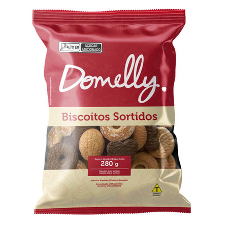 BISCOITO DOMELLY SORTIDO 280G