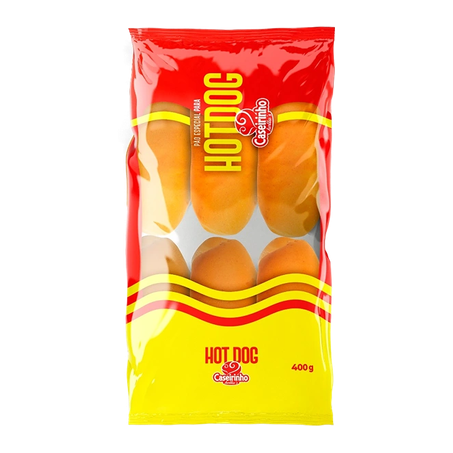 PAO CASEIRINHO HOTDOG 400G