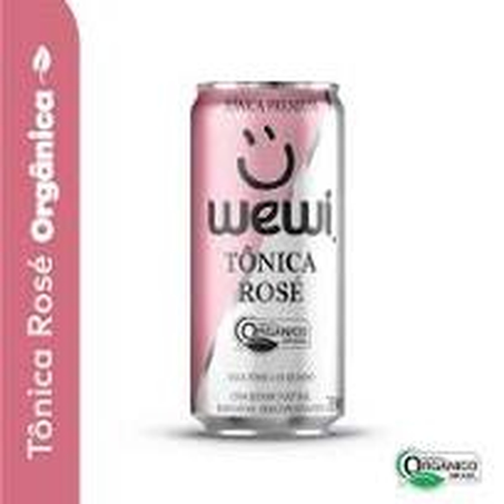 Água Tônica Wewi Orgânica Rosé Lata 269Ml