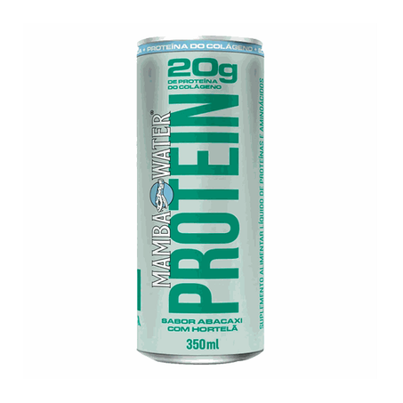 Mamba Water Água Protein Abacaxi Com Hortelã 350Ml