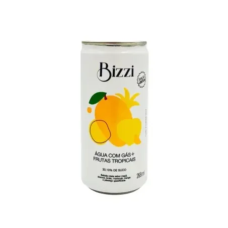 Água com Gás Bizzi Frutas Tropicais 269ml