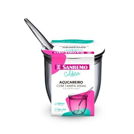 AÇUCAREIRO SANREMO 300ML ACRÍCLICO