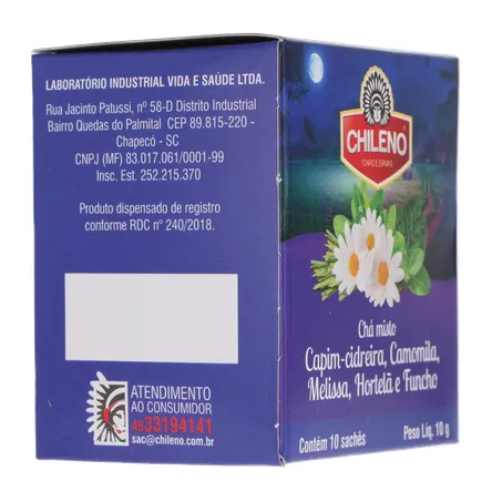 Cha chileno misto 10g 360-12