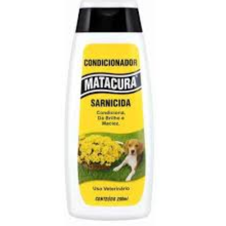 Condicionador veterinario matacura 200ml sarnicida aanti pulgas