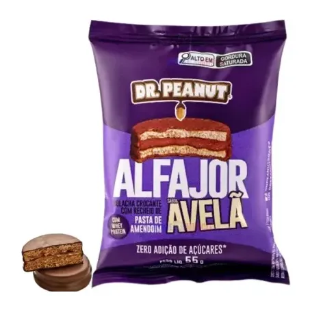 Alfajor Avelã Dr Peanut 55g