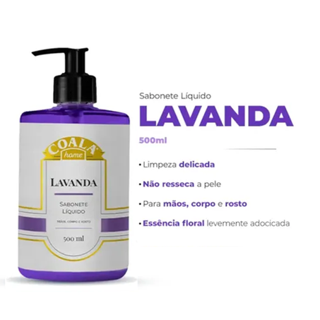 SABONETE LÍQUIDO COALA LAVANDA 500ML PUMP