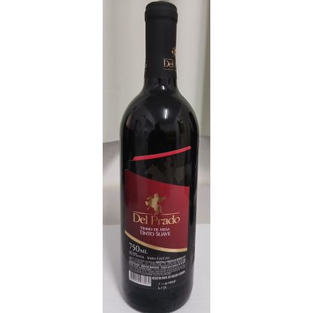 VINHO DEL PRADO TINTO SUAVE 750ML (114044)