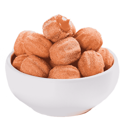 Mini churros doce leite lanche kg