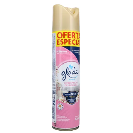 Purificador de Ar Aerossol Glade 360ml - Lembranças de Infância - Oferta Especial 360-2